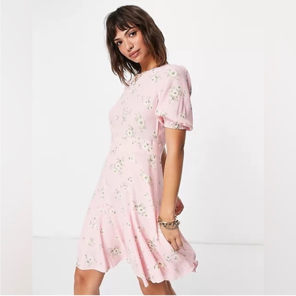Pink floral Los Angeles & Other Stories Dress